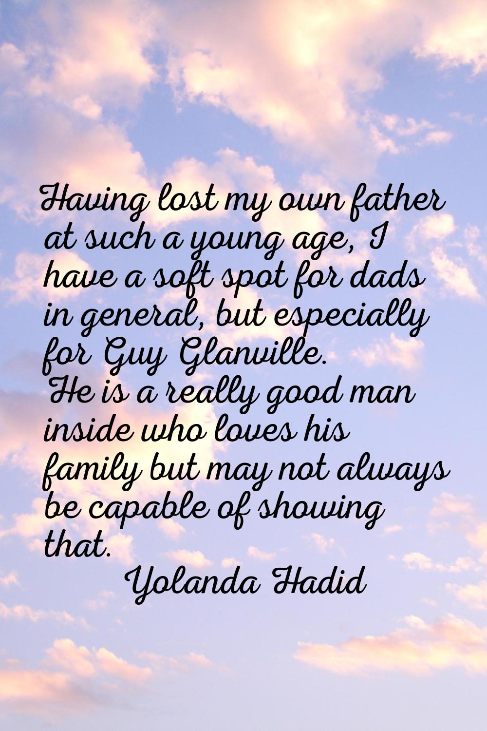 Having lost my own father at such a young age, I have a soft spot for dads in general, but especial