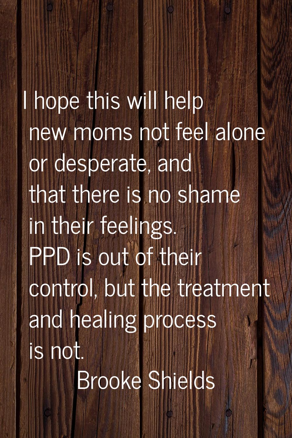 I hope this will help new moms not feel alone or desperate, and that there is no shame in their fee