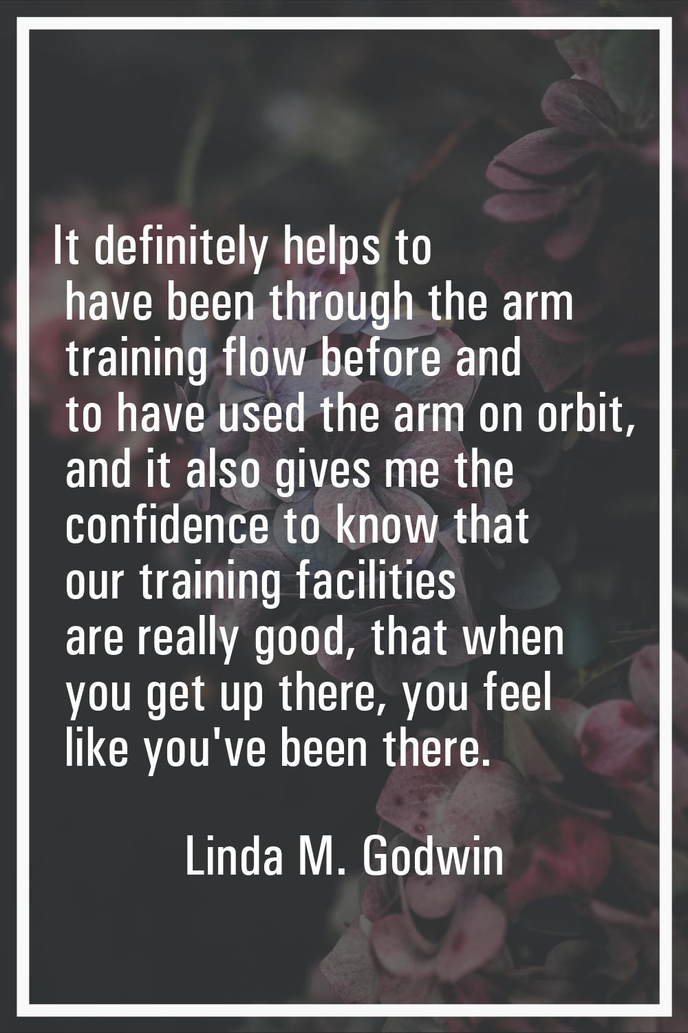 It definitely helps to have been through the arm training flow before and to have used the arm on o