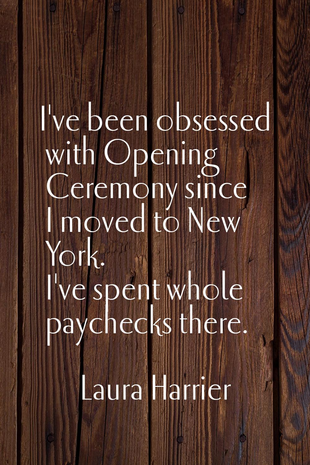 I've been obsessed with Opening Ceremony since I moved to New York. I've spent whole paychecks ther
