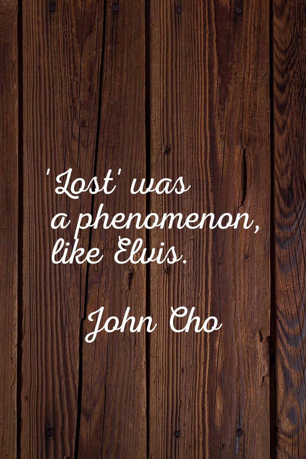'Lost' was a phenomenon, like Elvis.