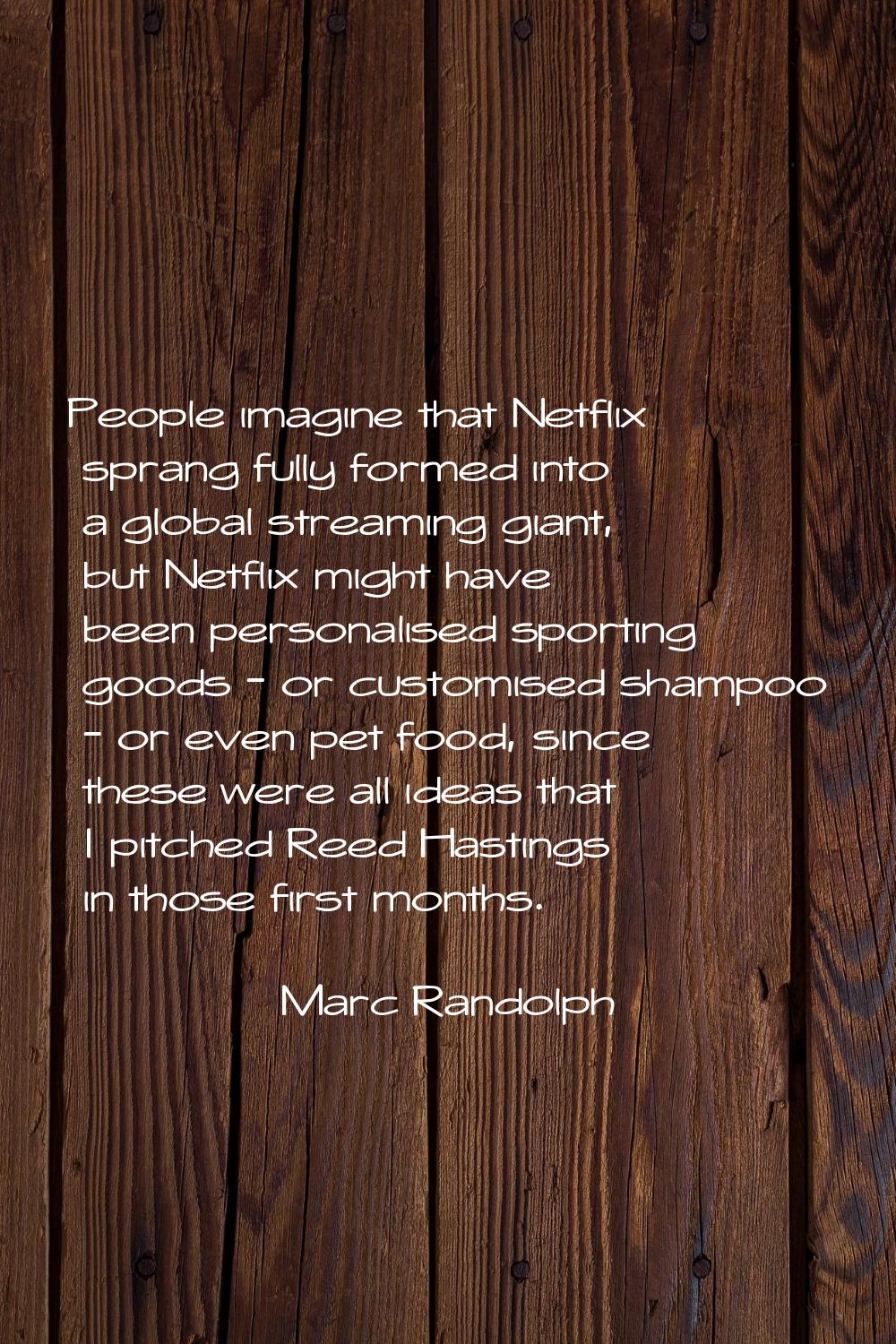 People imagine that Netflix sprang fully formed into a global streaming giant, but Netflix might ha