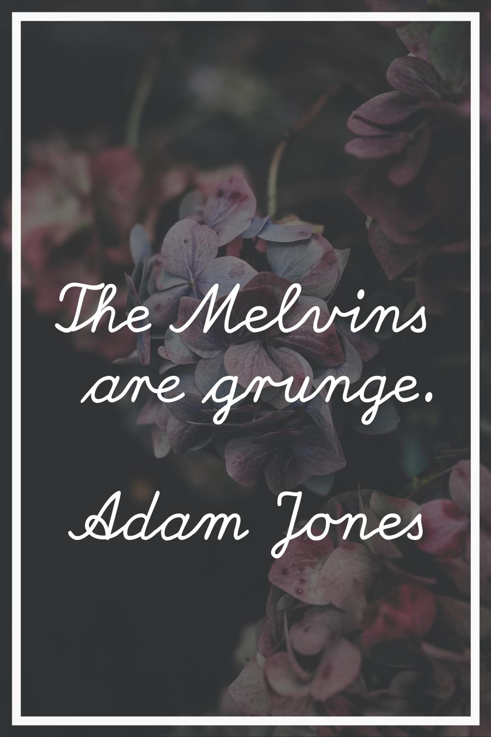 The Melvins are grunge.