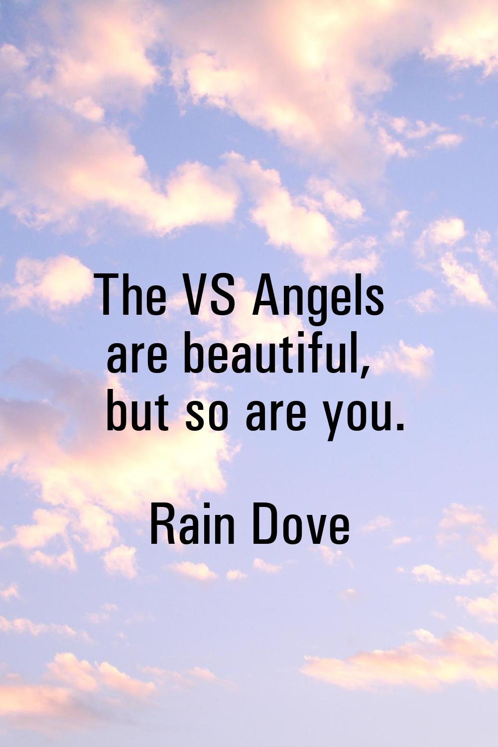 The VS Angels are beautiful, but so are you.