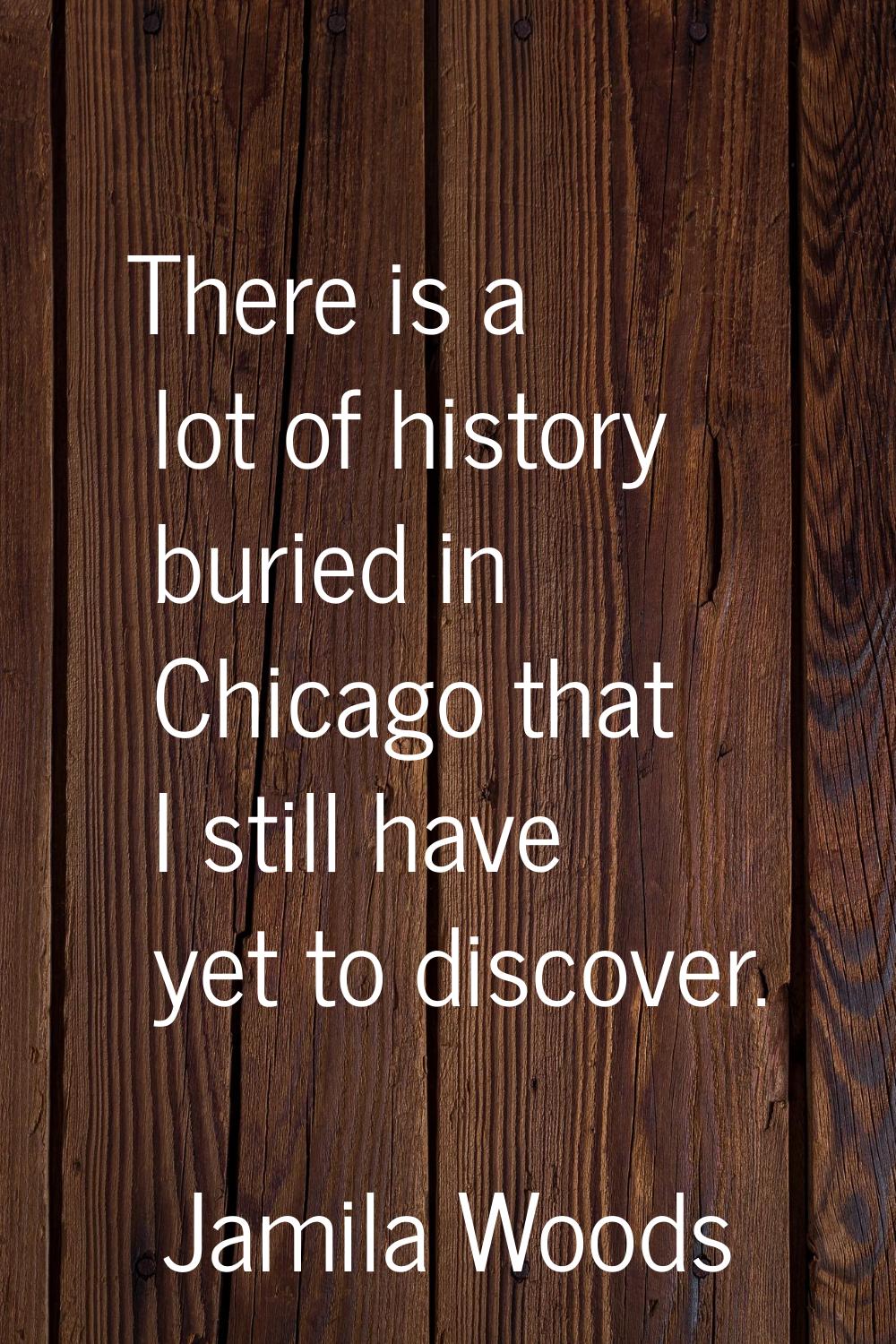 There is a lot of history buried in Chicago that I still have yet to discover.
