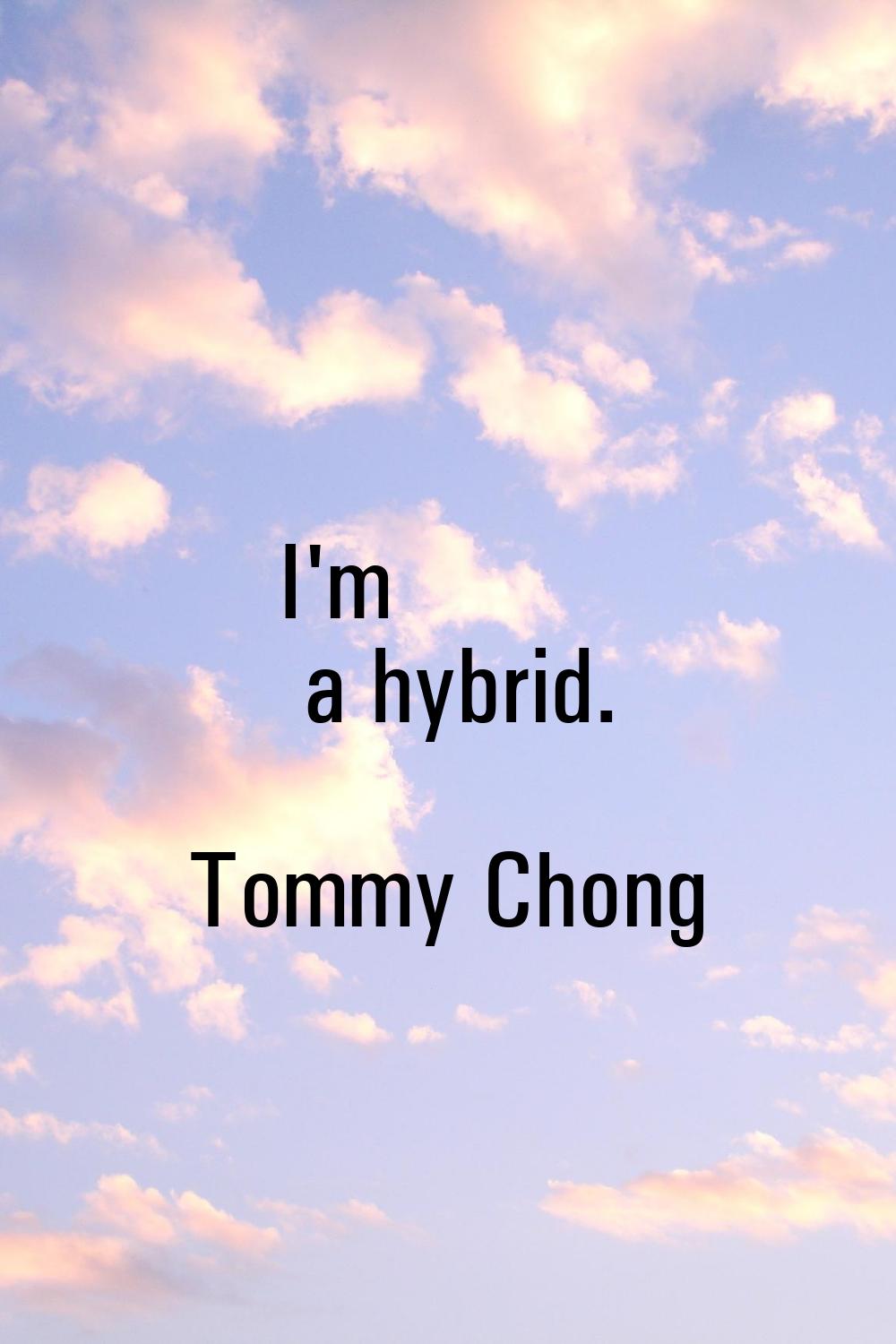 I'm a hybrid.