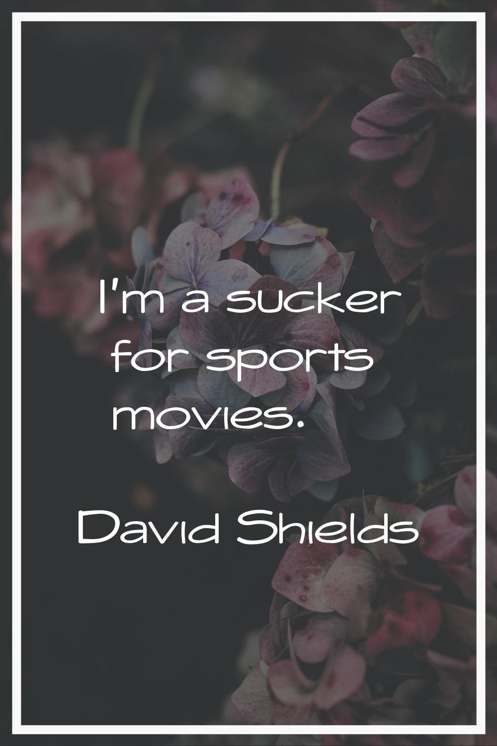 I'm a sucker for sports movies.