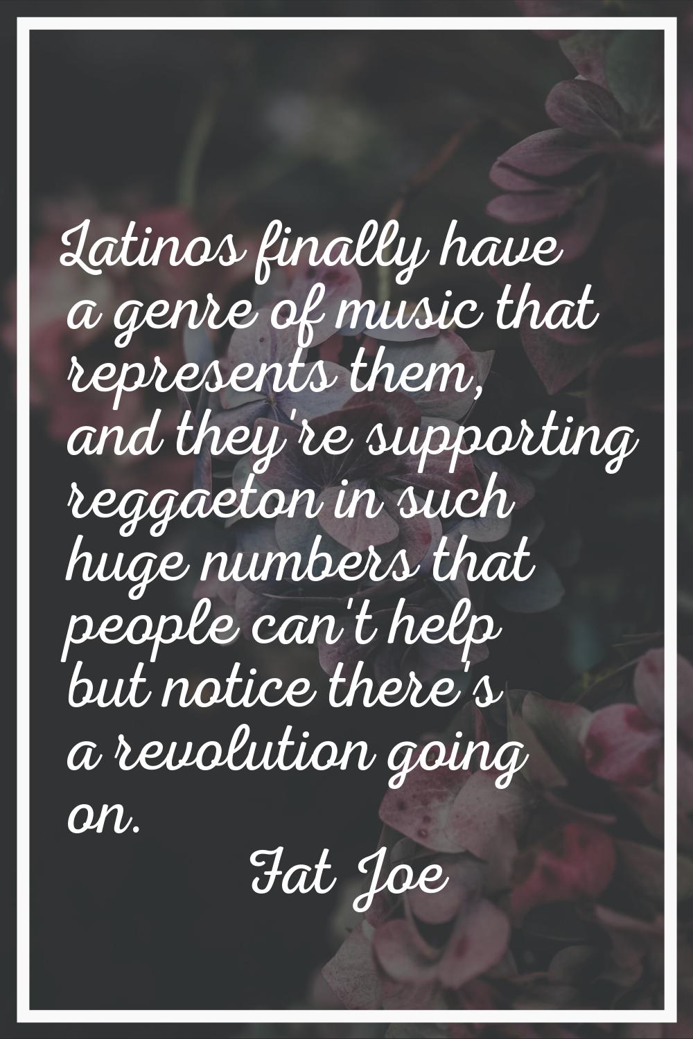 Latinos finally have a genre of music that represents them, and they're supporting reggaeton in suc