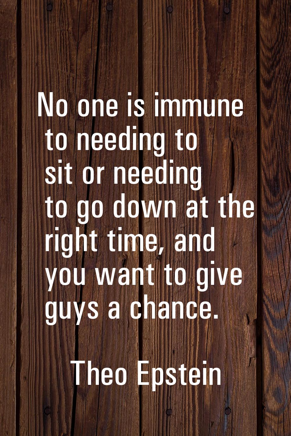 No one is immune to needing to sit or needing to go down at the right time, and you want to give gu