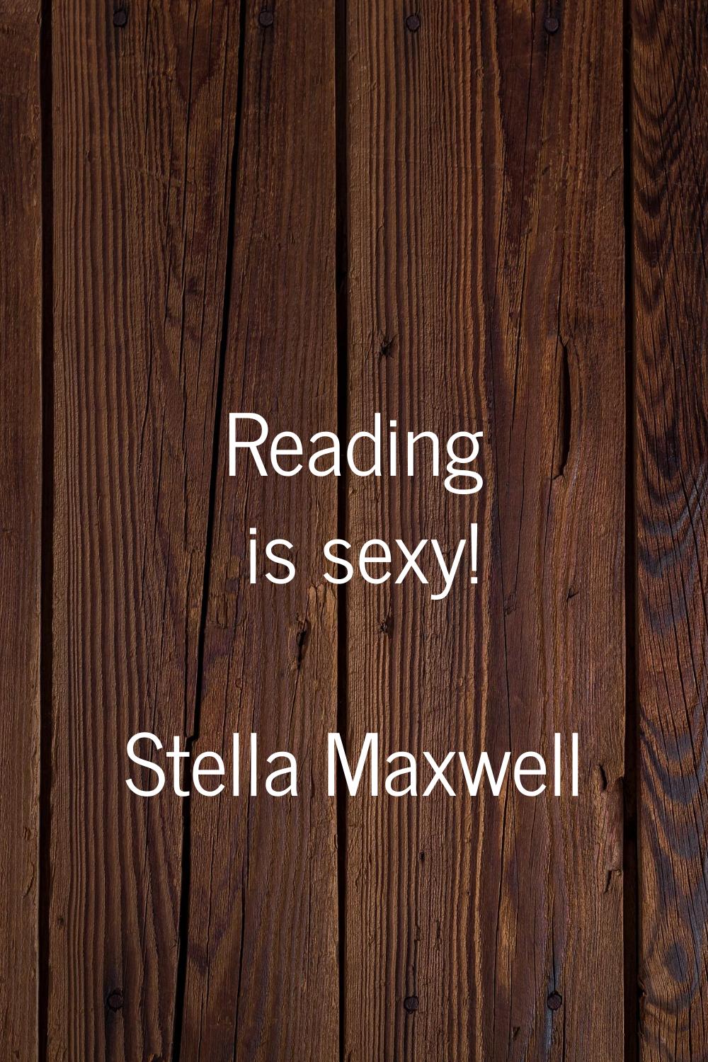 Reading is sexy!
