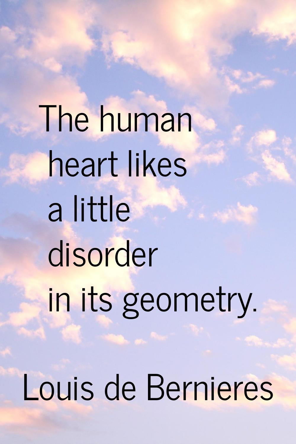 The human heart likes a little disorder in its geometry.