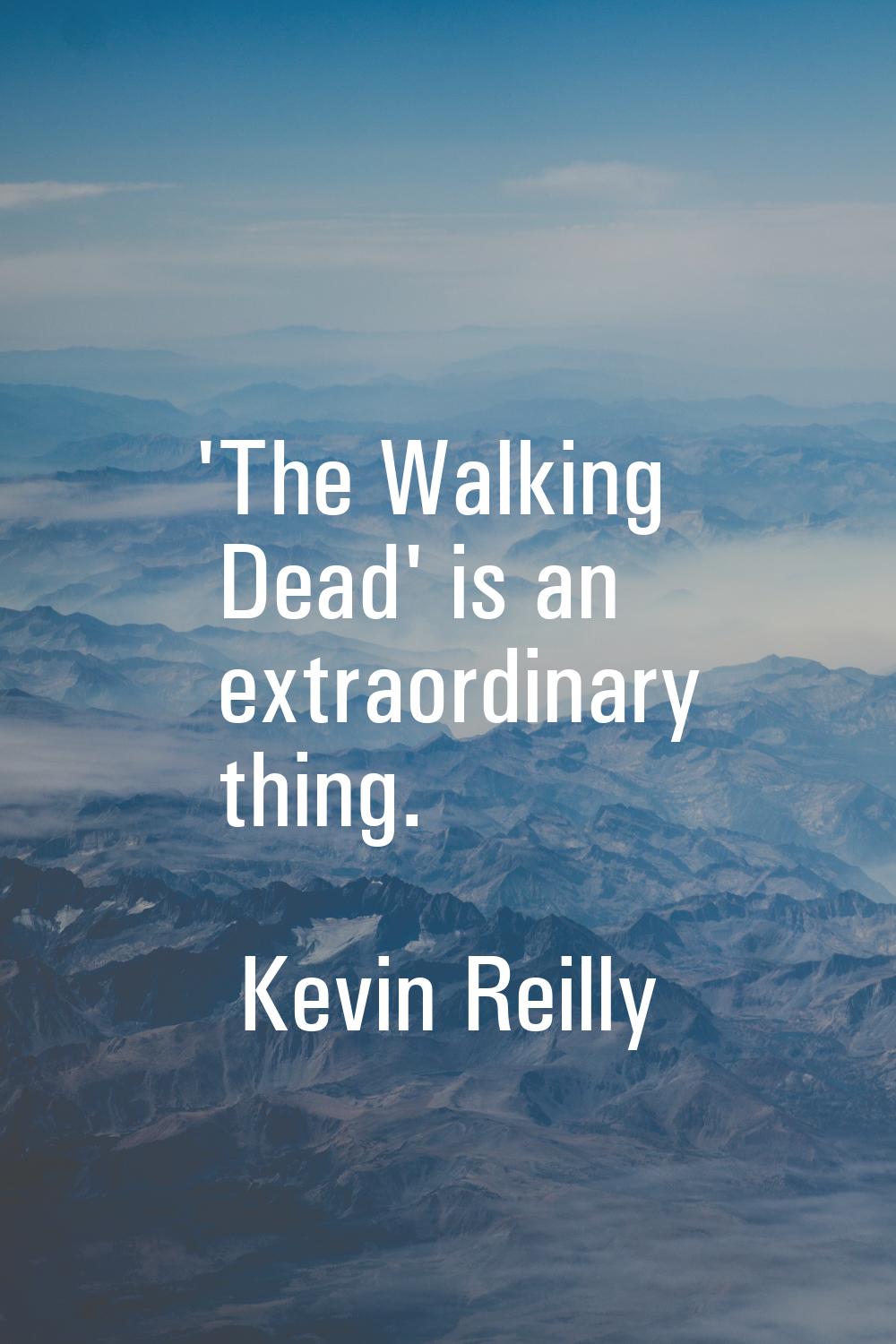 'The Walking Dead' is an extraordinary thing.