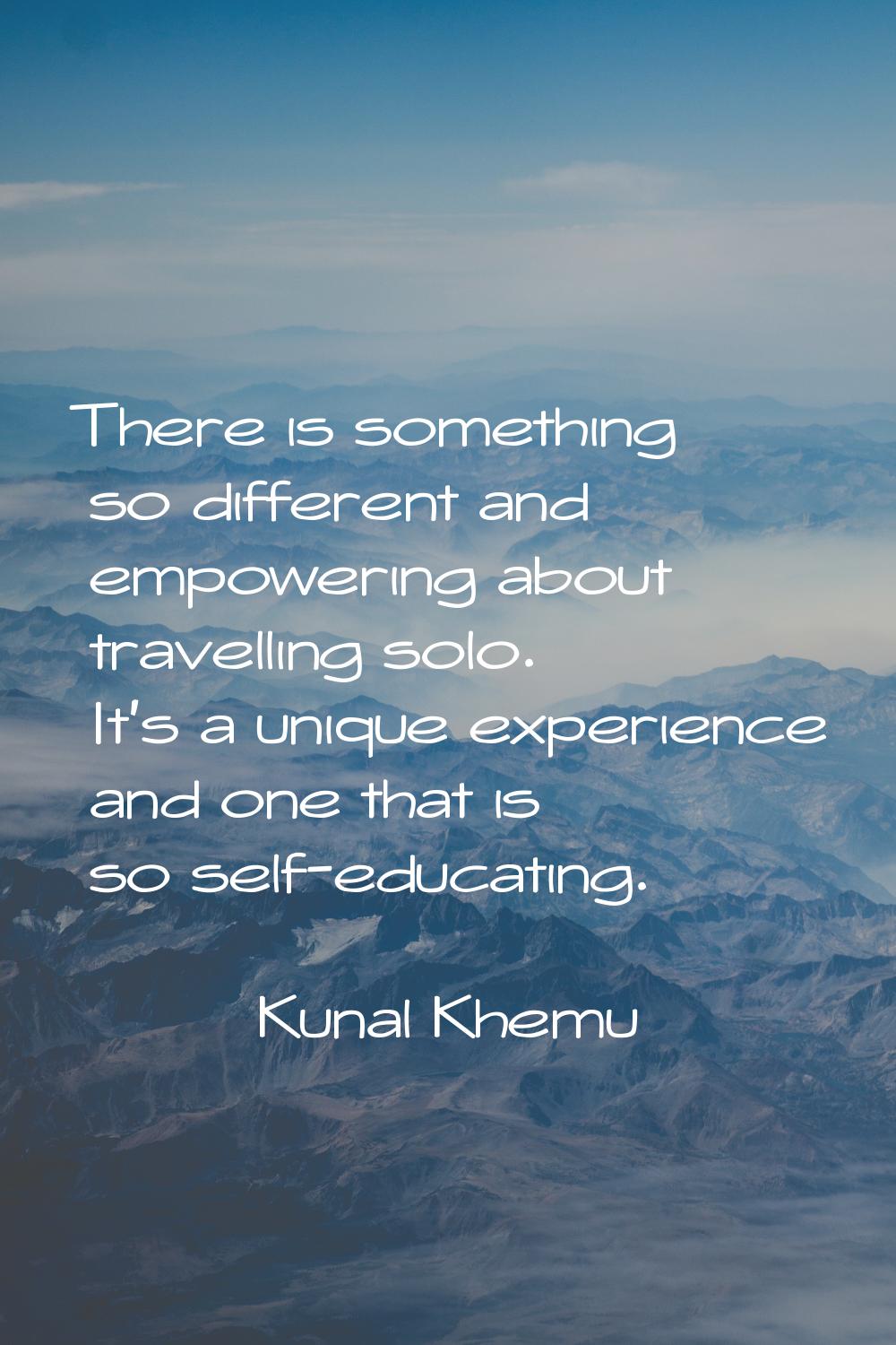 There is something so different and empowering about travelling solo. It's a unique experience and 