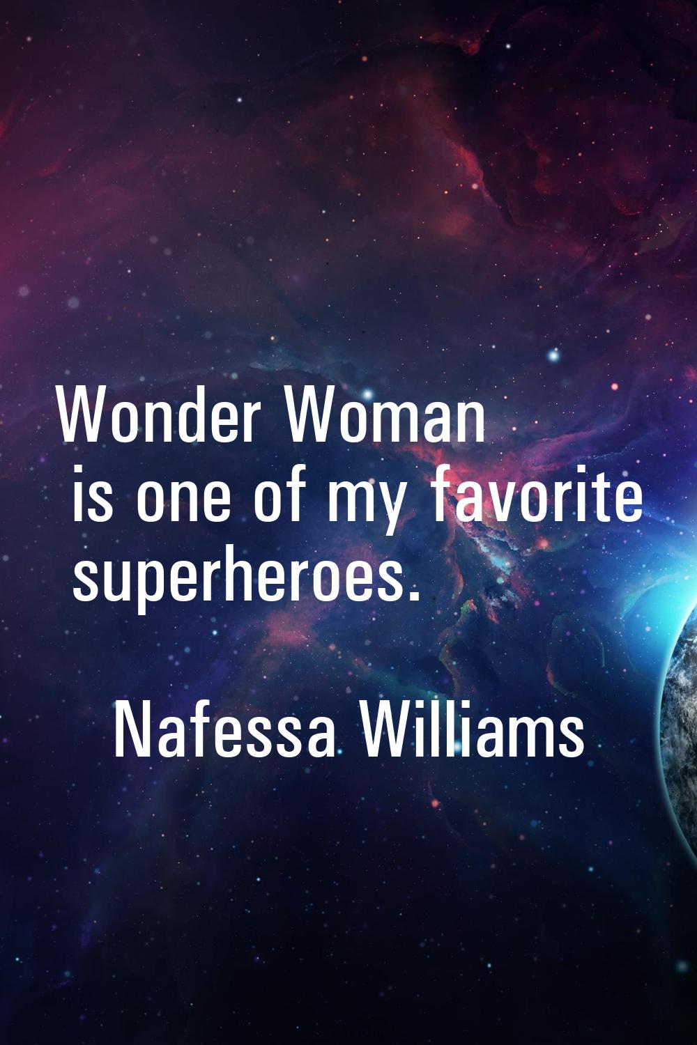 Wonder Woman is one of my favorite superheroes.