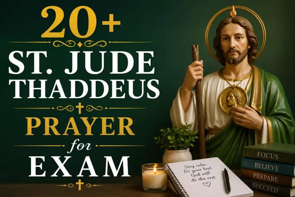 St. Jude Thaddeus Prayer for Exam