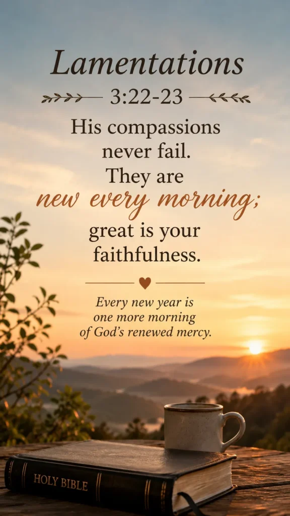 Biblical Quotes on New Beginnings for the New Year