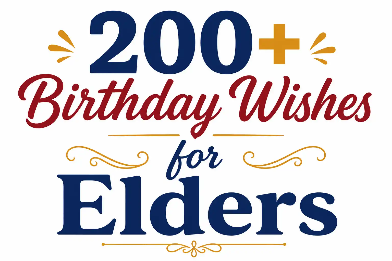 Birthday Wishes for Elders