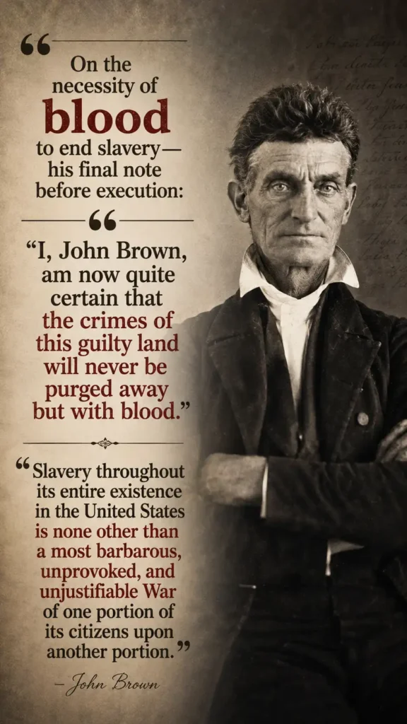 John Brown Quotes About Slavery