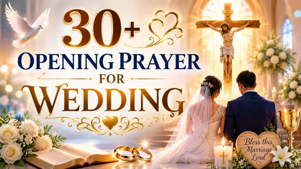 Opening Prayer for Wedding
