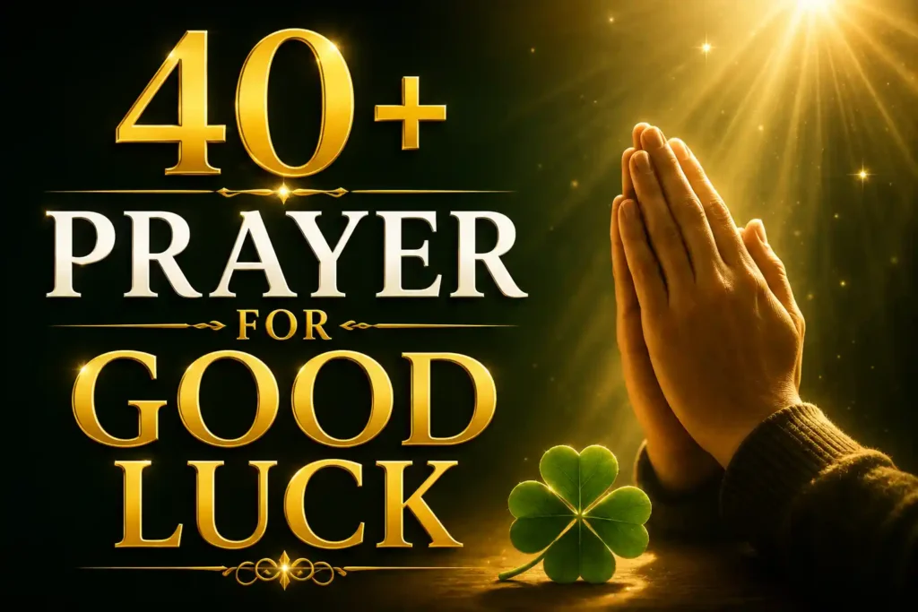Prayer for Good Luck