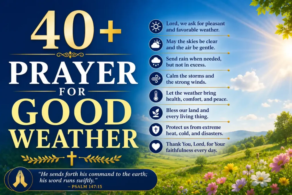 Prayer for Good Weather