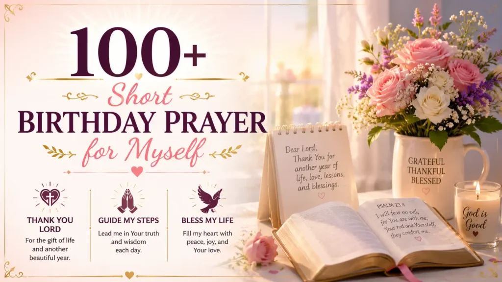 Short Birthday Prayer for Myself