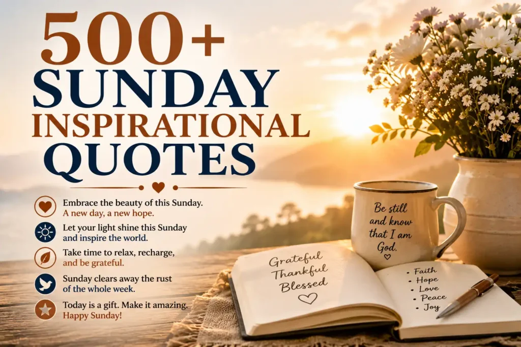 Sunday Inspirational Quotes